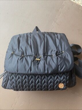 Black Quilted Kids Backpack - Unbranded